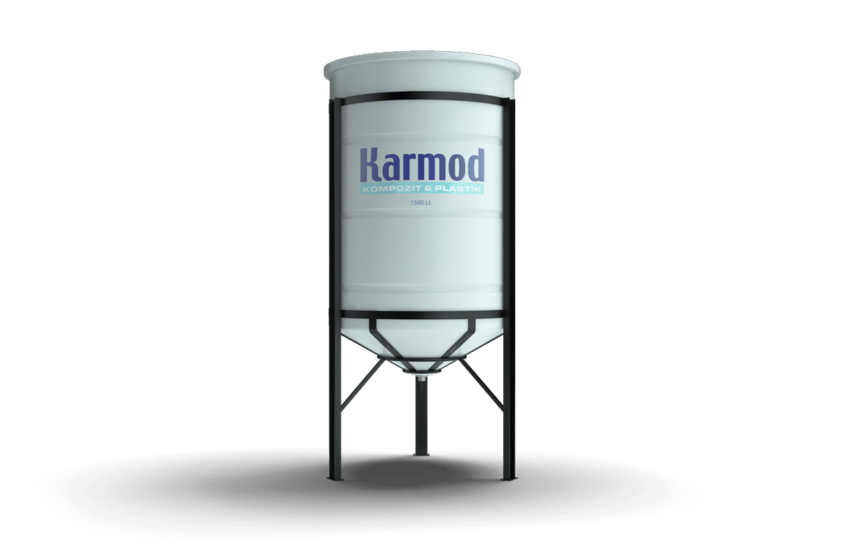 1500 Litre Açık Ağız Silo Deposu
