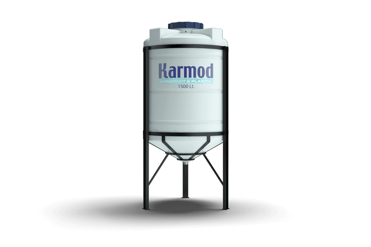 1500 Litre Kapalı Ağız Silo Deposu