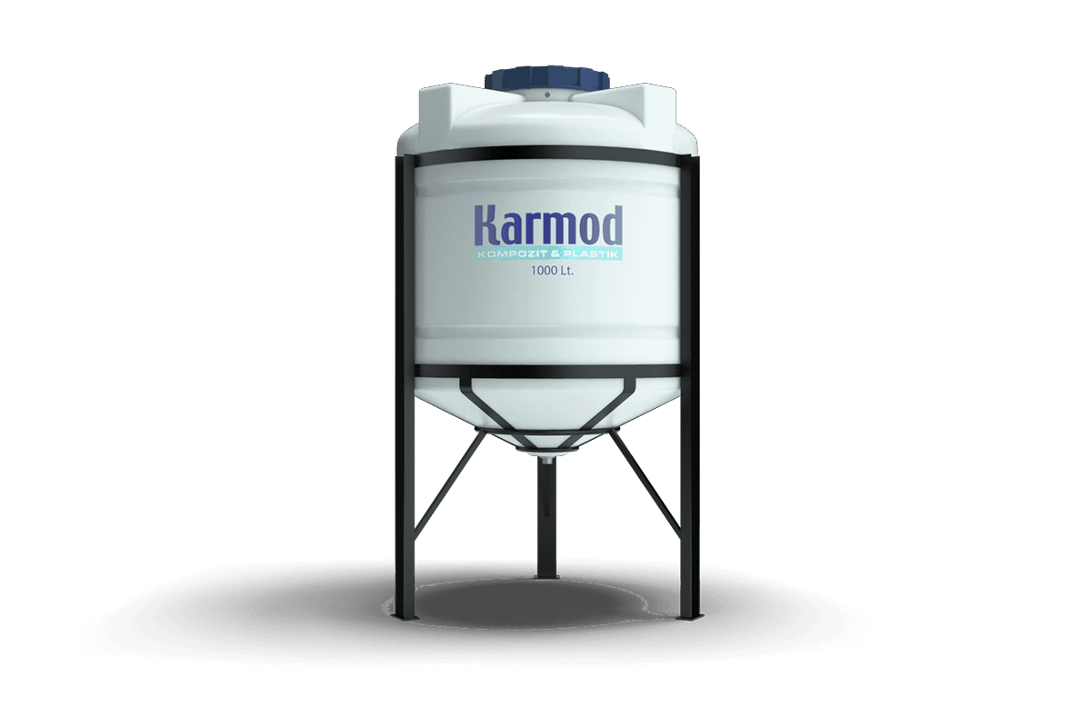 1000 Litre Kapalı Ağız Silo Deposu