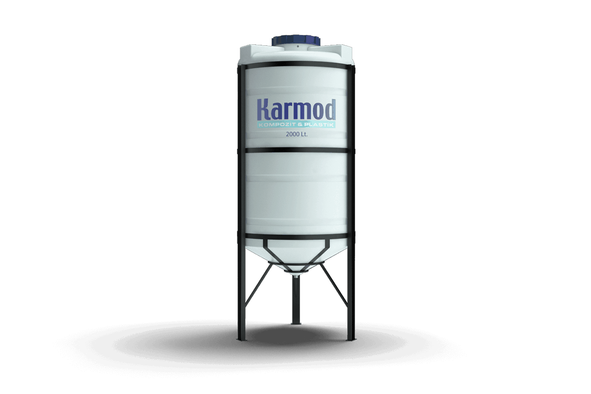 2000 Litre Kapalı Ağız Silo Deposu