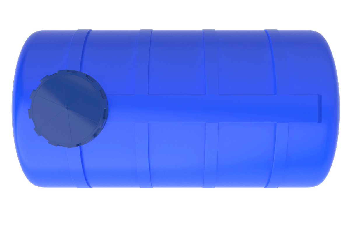 750 litre mavi plastik depo