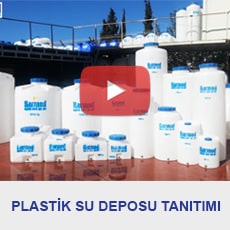 Plastik su deposu tanıtımı