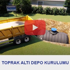Toprak altı depo kurulumu